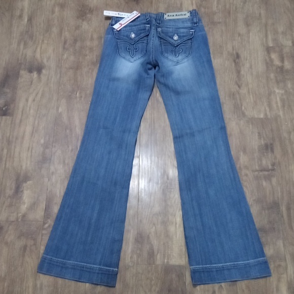 Rock Revival NWT Women's 26 Wide Leg Elizabeth Flap Pockets - Picture 2 of 13